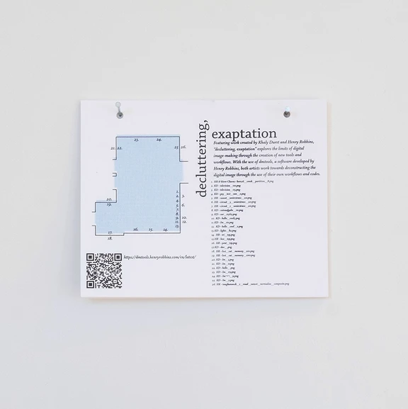 decluttering, exaptation installation